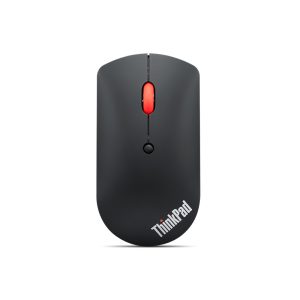 Mouse Lenovo ThinkPad silencioso, Sensor optico Azul, Interfaz Bluetooth, Color Negro
