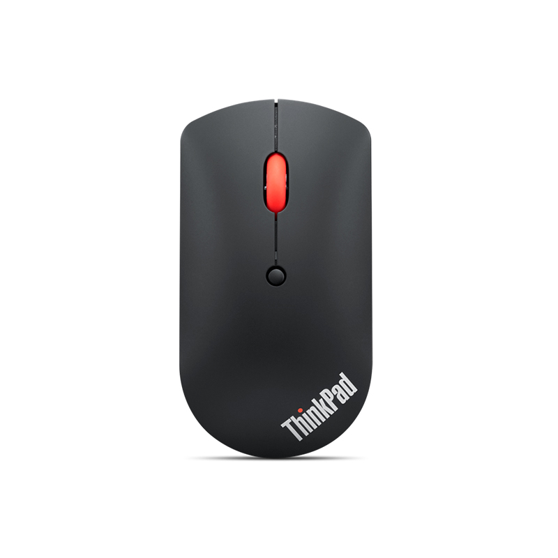 Mouse Lenovo ThinkPad silencioso, Sensor optico Azul, Interfaz Bluetooth, Color Negro