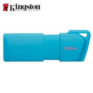 Memoria Flash USB Kingston DataTraveler Exodia M, 128GB, interfaz: USB 3.2 Gen 1, Azul