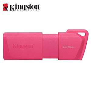 Memoria Flash USB Kingston DataTraveler Exodia M, 128GB, interfaz: USB 3.2 Gen 1, Rosado