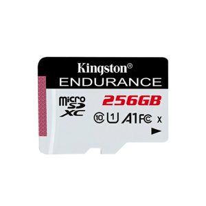 Memoria Flash microSD Kingston ENDURANCE, 256GB, Interfaz: UHS-1, U1, Class 10, A1