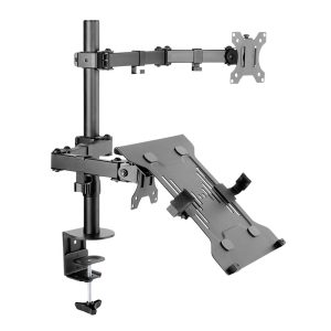 Soporte de escritorio para monitor + Laptop, o 2 monitores Speaka Professional SP-MM-302