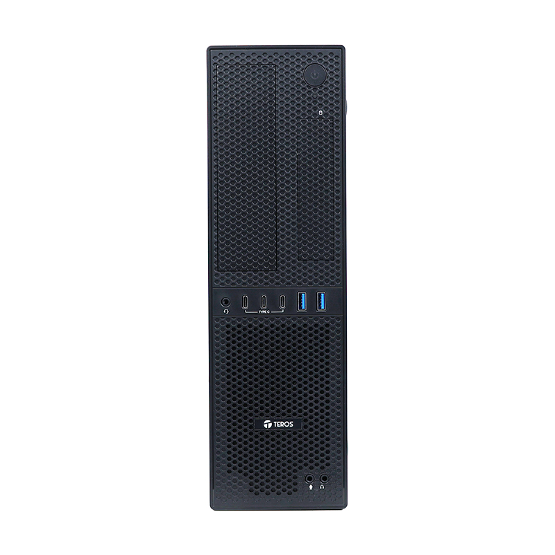 Case con fuente TEROS TE-1040CS, SFF, MICRO-ATX / MINI-ITX, USB, Audio, 350W