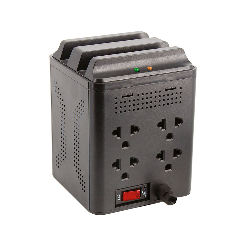 Estabilizador CDP RUAVR1004i AVR 1000VA/500W 4 salidas 4 USB (2A/2C) 120J