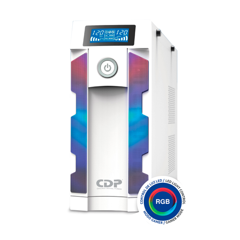 UPS Interactivo CDP (Chicago Digital Power) GSMART 1516i, 1500VA/900W, Color Blanco