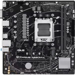 Motherboard ASUS PRIME A620M-K, Chipset AMD A620, Socket AMD AM5, mATX