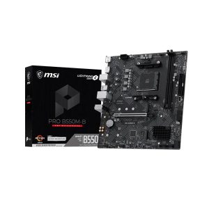 Motherboard MSI PRO B550M-B, Chipset AMD B550, Socket AM4, DDR4, Micro-ATX