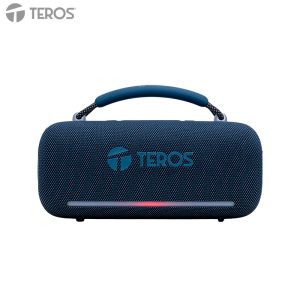 Parlante Inalámbrico Teros Vibe VB-6049BL, 60W, BT 5.3, 4000 MAH, USB, Luces LED, Azul