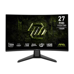 Monitor Curvo Gamer MSI MAG 274CFX24, 27″ FHD, 240HZ, 0.5MS, HDMI, DP, Headphone-out
