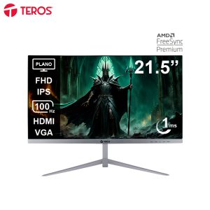 Monitor plano TEROS TE-2127S, 21.5″ FHD IPS 100Hz 1ms HDMI VGA