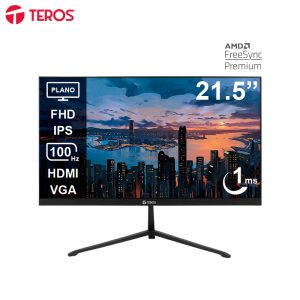 Monitor plano TEROS TE-2128S 21.5″ FHD IPS 100Hz 1ms HDMI VGA