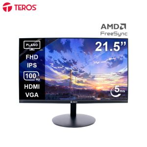 Monitor plano TEROS TE-2130CS 21.5″ FHD IPS 100Hz 5ms HDMI VGA