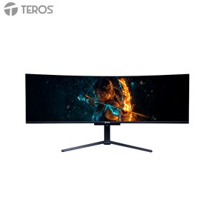 Monitor curvo gaming TEROS TE-4921G, 49″ UWQHD QD-OLED, 144Hz, 0.03ms, HDMI, DP, Audio out