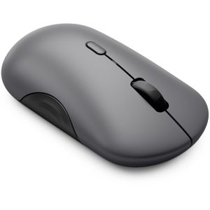 Mouse inalambrico Lenovo 700 Silent, BT5.3/2.4GHz, hasta 3 disp, hasta 4000 DPI, Gris Luna