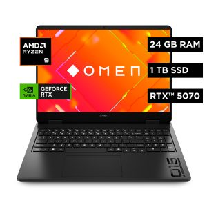 Notebook HP OMEN Gaming 16-ap0007la, 16″ 2K IPS AMD Ryzen 9 8940HX hasta 5.3GHz, 24GB DDR5