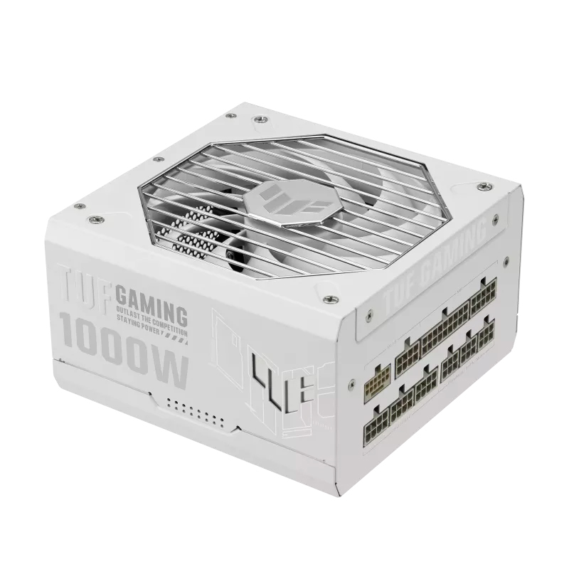 Fuente de alimentación ASUS TUF Gaming 1000W Gold White Edition, 80 PLUS Gold, Formato ATX