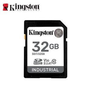 Tarjeta de memoria Kingston 32GB Industrial/SDHC/C10/UHS-I/U3/V30/A1/UHS-I