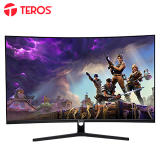 Monitor curvo gaming TEROS TE-3218G, 31.5″ QHD VA, 180Hz, 1ms, HDMI, DP, Audio out