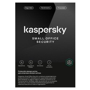 Software Kaspersky Small Office Security, para 5 PCs+1 Serv, Lic 1 año, Producto Virtual.