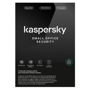 Software Kaspersky Small Office Security, para 10 PCs+1 Serv, Lic 1 año, Producto Virtual.