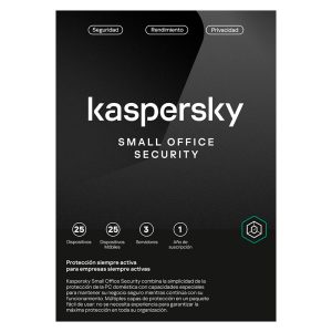 Software Kaspersky Small Office Security, para 25 PCs, Licencia 1 año, Producto Virtual.