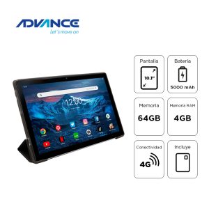 Tablet Advance SmartPad SP5706, 10.1″ WXGA IPS, T310 2.00GHz, 4GB RAM, 64GB, Android 13