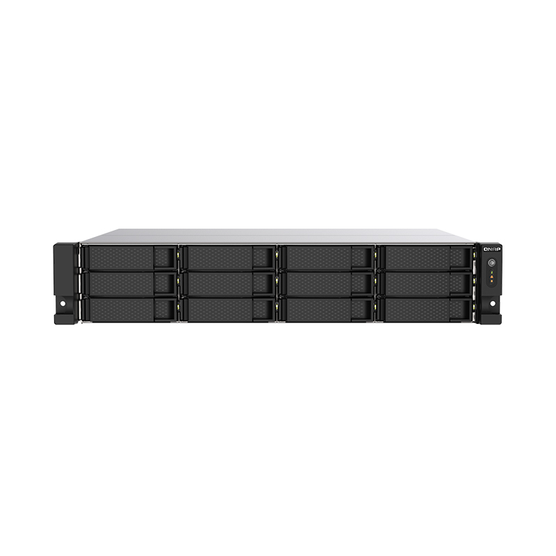 Servidor NAS QNAP TS-1273AU-RP-8G, AMD Ryzen V1500B 4C/8T 2.2G, 8GB DDR4, 12 x 3.5″ SATA