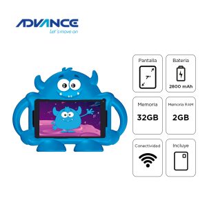 Tablet Advance Intro TR6965, 7″ IPS 1024×600, Android 12 Go Edition , 32GB, 2GB RAM, Wi-Fi